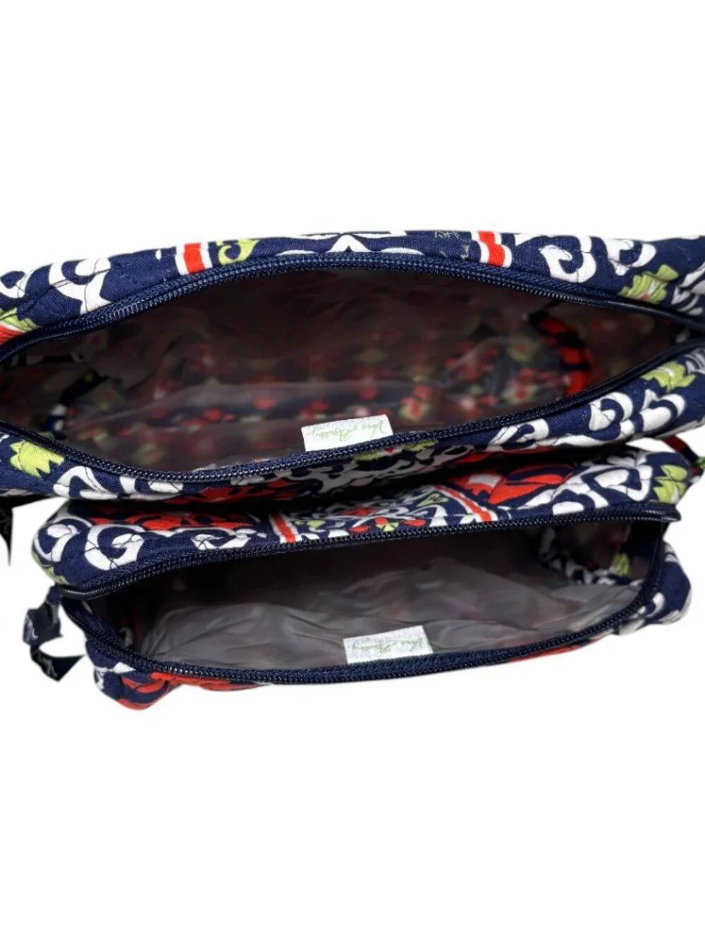 NEW Vera Bradley Sun Valley Cosmetic Bag Large Medium Set Travel Gift Retired